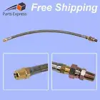 PTFE STEAM HOSE w/SS BRAIDED FOR PRESSING MACHINES (3/8" x 3/8" Union, 50" LONG)