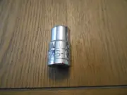 SK Hand Tools 40116 1/2" Dr. 1/2" 6pt Standard Fractional Chrome Socket, New