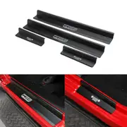 Car Door Pedal Sill Scuff Plate For Jeep Wrangler JK 2007-2017 Protector Entry Guard Cover Car Door Threshold Decoration Trim 4 doors