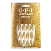 [OPI] Break the Gold xPRESS/ON Instant Gel-Like Salon Manicure