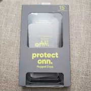 PROTECT ONN RUGGED PHONE CASE For Samsung Galaxy A11 Black 15' Drop Test- NEW