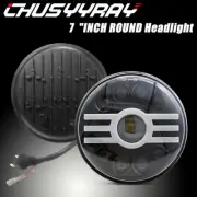 Pair 7" Inch Round LED Headlight Hi/Lo Beam For Land Rover Defender 90 & 110 (for: Volkswagen)