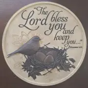 Garden Stone 10 inch Inspirational Scripture Numbers 6:24 Lord Bless You
