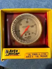 Auto Meter Ultra Lite 4411 Fuel Pressure Gauge N.O.S.