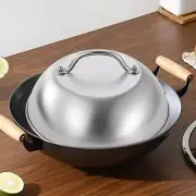Stainless Steel Pan Lid Frying Pan Cover for Outdoor BBQ Backpacking