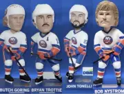NY ISLANDERS 4 BOBBLEHEAD SET SGA 50 ANNIVERSARY NYSTROM TROTTIER GORING TONELLI