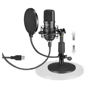Philex 16mm USB Condenser Microphone with Foam Windscreen Desk Stand