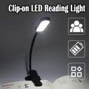 Usb Rechargeable Reading Light 3-level 7 Led Lamp Cold White Working Dimmable Dc