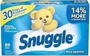 Snuggle Blue Sparkle Dryer Sheets (2 Packs of 80 Counts)