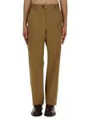 [Alexander McQueen] Alexander McQueen-Pants With Logo-Uomo 48