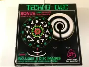 1996 Spencer Gifts Planet Time Techno Disc Black Light 2 Disc Images New in Box