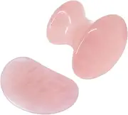 2pcs Jade Facial Tools Massager for Massage Smooth Jade Stone for Meridian Blood Circulation