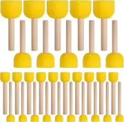 30 Pcs Round Sponges Brush Set round Sponge Brushes for Painting Paint Sponges