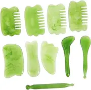 Gua Sha Massage Tool Set Pcs Gua Sha Tools for Face Beauty Made of Resin Safe for Skin for Body and Facial Use