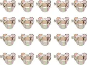20PCS Zinc Plated Single Headed Iron Screw Hose Clamp for Motor Vehicle Petrochemical Pharmaceutical Ideal for 26 28mm Pipes Material and Exquisite Workmanship Wide (26-28mm)