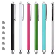 ChaoQ Stylus Pens for Touch Screens Mesh Fiber Capacitive Stylus 6-Pack