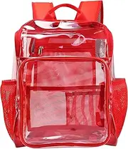 Clear Backpack Stadium Approved Clear Bag Stadium Backpack for Women Men,Great for Sport Events Daily Work