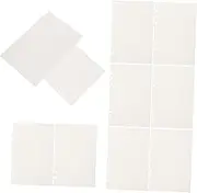 STOBOK 5 Grid Refill Paper 45 Sheets Binder Refills Portable Notepad Inserts Lined Paper for On-the-go Use