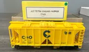 HO Scale ACF 70 Ton Covered Hopper C&O#1915 Prebuilt