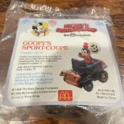 1988 McDonalds Happy Meal Mickey's Birthdayland GOOFY'S SPORT-COUPE #3 NIP