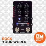 Mooer Dual Footswitch Drummmer X2 M728 Drum Machine Pedal - Belfield Music - BM
