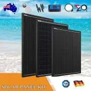 590W 510W 475W 440W 400W 350W 300W Black 12V Mono Solar Panel Kit Off Grid Home