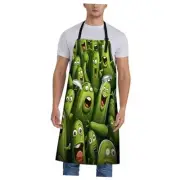 Pickle Apron for Women, 28x33in, Kitchen Chef Aprons with 2 Pockets, Color55