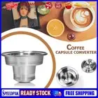 Stainless Steel Coffee Capsules Converter Holders for Vertuo to for Nespresso AU
