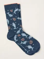 FatFace Blue Dolphin Socks (AT9304) | $17