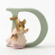 NEW Beatrix Potter Alphabet Initial D Hunca Munca Sweeping
