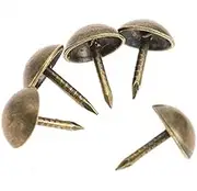100 Pieces Upholstery Tacks Antique Brass Furniture Nails Pins Round Head Pins