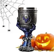 Gothic Wine Goblet - Retro 3D Dragon Claw Goblet for Beer - Holiday Decoration Vintage Aesthetic Drinkware Mugs for Father Neighbor Uncle Grandfather Boyfriend