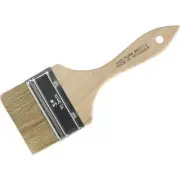 (10 Brush Pack) Natural White Hog Bristle Paint/Chip Brush 3 In.