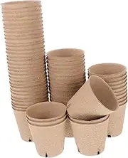 GALPADA 60-Pack Seedling Cups Pots Drainage Mini Pots for Plants Garden Seedling Small Flower Pulp Cups