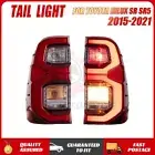 Pair of Red LED Tail Lights Rear Lamp For Toyota Hilux 2015-2021 SR SR5