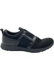 TRAQ by Alegria Knit Slip-On Sneakers Volition Black