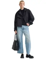 [Oxford] Griffin Crop French Jacket in Black