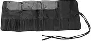 [Grcfumo] 26 Holes Makeup Brush Case, Nylon Makeup Brush Case, Large Capacity Makeup Brush Rolling Pouch, Cosmetic Tool Storage Bag for Travel Business Trip