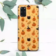Halloween Pumpkin Cat Autumn Case For Samsung Note 20 S10 S20 S21 S22 S23 S24 FE