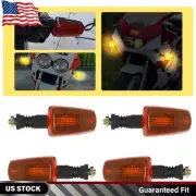4X Front+Rear Motorcycle Turn Signal Blinker Light For Yamaha TW200 XT225 XT250