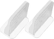 2pcs Wall Mounted Floating Shelf for Cameras and Mini Speakers No Drill Installation for Living Room and Entryway Security Camera Storage Rack