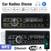 Car Radio Stereo Single 1Din Bluetooth CD DVD Audio Head Unit Player In-Dash USB