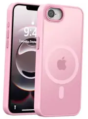 Designed for iPhone 16e Case with Magnetic [13 iPhone 16e 6.1 inch Chalk Pink