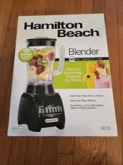 Hamilton Beach Blender 48 oz capacity 10 speeds, Factory Sealed, Model # 50123