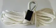 Double Braid Anchor Line - 3/8" X 50' - WHITE / USA Made / Non-Fading - NICE!
