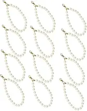 [WRITWAA] Diy Charm Pendant Necklace 12pcs Pearl Pendant Charms Gold Plated Jewelry Making Kit