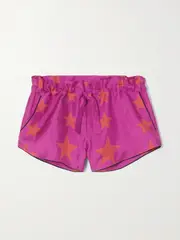 [AZ FACTORY] AZ FACTORY - Pijama You're A Star Printed Silk-twill Shorts - Pink - FR 34 FR 34 Pink