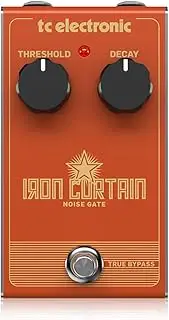 TC Electronic IRON CURTAIN NOISE GATE Ultra Fast and Efficient Noise Gate with 2-Knob Interface