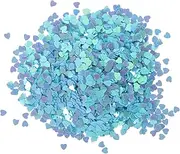 WESIEVYA 5 Sets Heart Shaped Nail Sequins for DIY Nail Art Eye Makeup Body Decoration Confetti for Valentine's Day Parties Rave Events Masquerades Easy Application