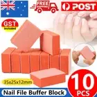10X New Nail File Buffer Block Sanding Sponge Acrylic Nail Art Buffing Block New
